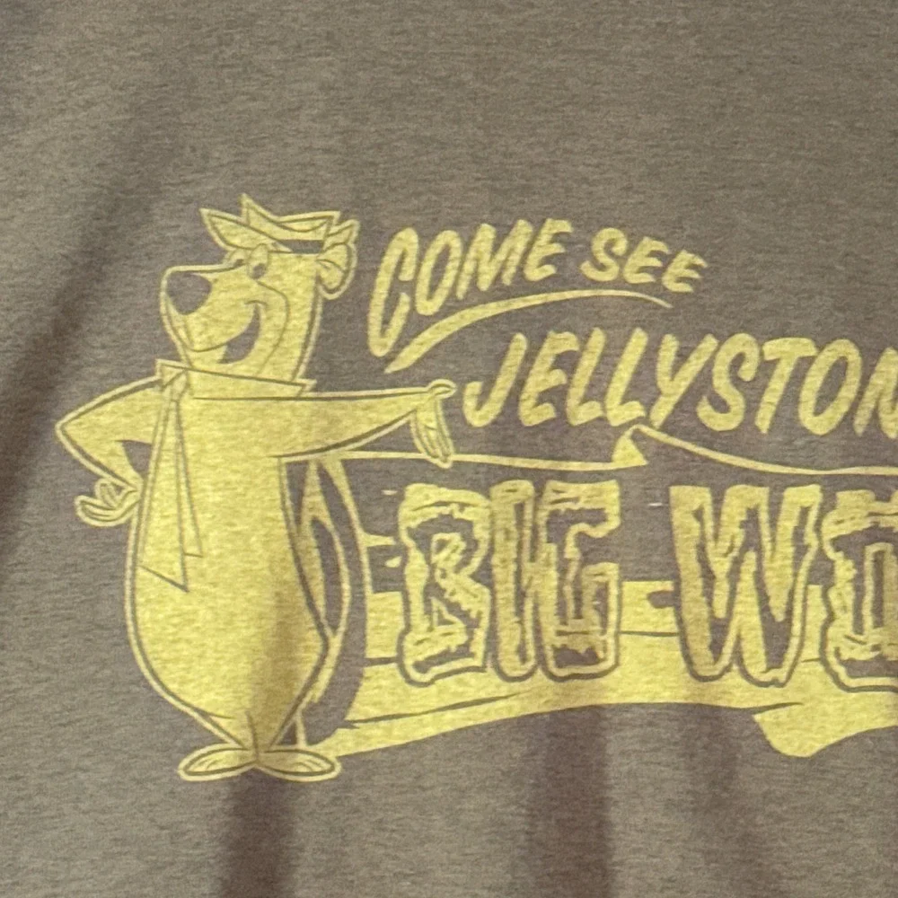 Vintage Shirt Mens Extra Large‎ Hanna Barbera JBig Wood Yogi Bear Graphic Y2K